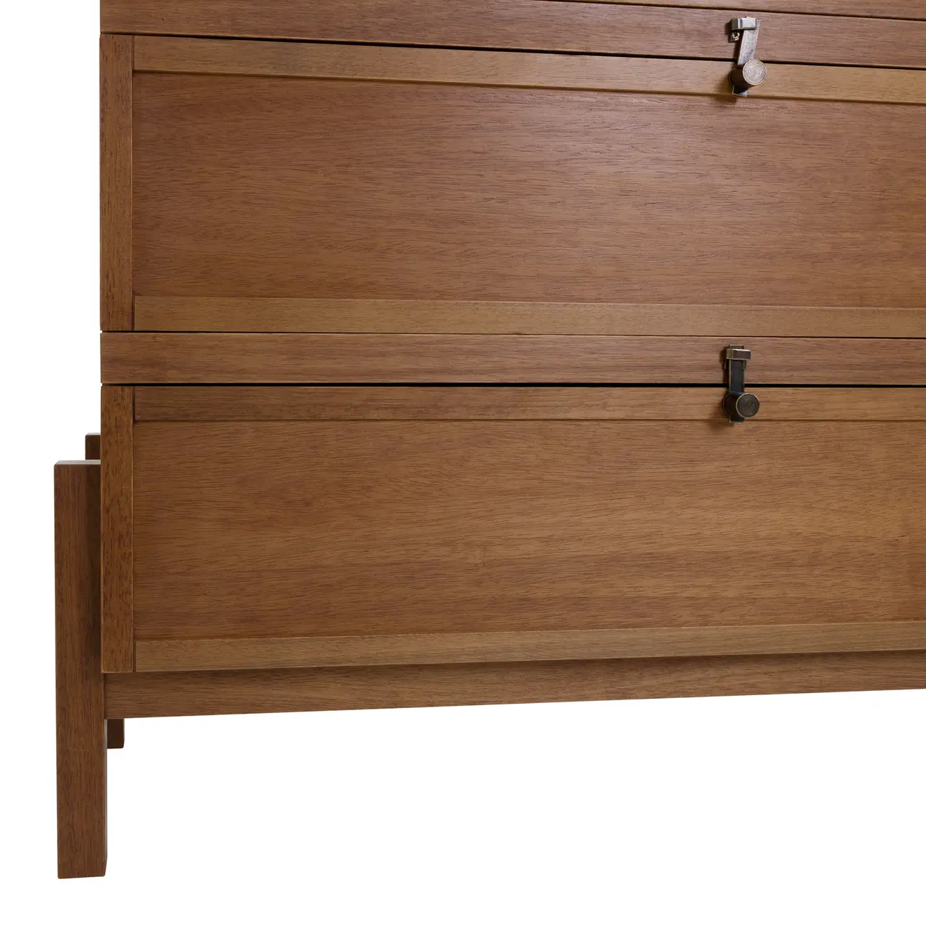 CÔMODA 3 GAVETAS 1,02 M X 42 CM PAMPA - NOZES/OURO VELHO - Foto 11