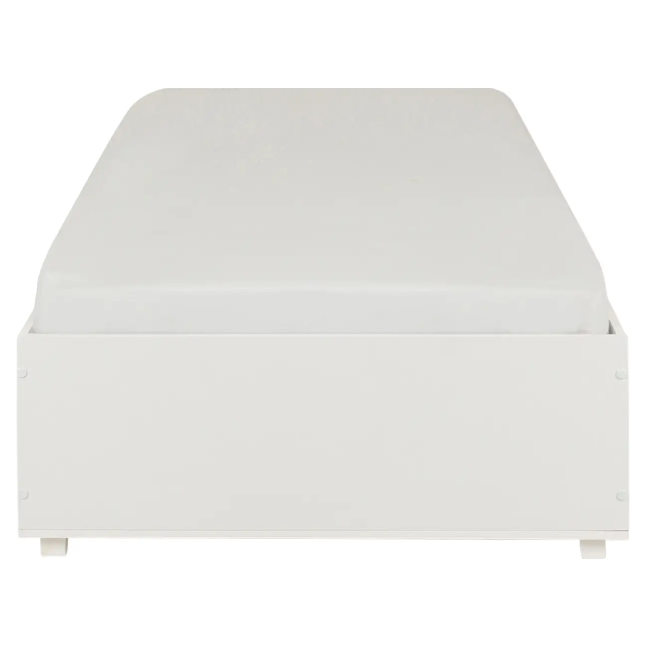 CAMA DE SOLTEIRO COM 2 GAVETAS 88 CM NORAH - BRANCO - Foto 5