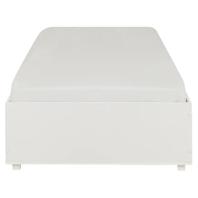CAMA DE SOLTEIRO COM 2 GAVETAS 88 CM NORAH - BRANCO - Foto 5