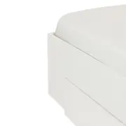 CAMA DE SOLTEIRO COM 2 GAVETAS 88 CM NORAH - BRANCO - Foto 7