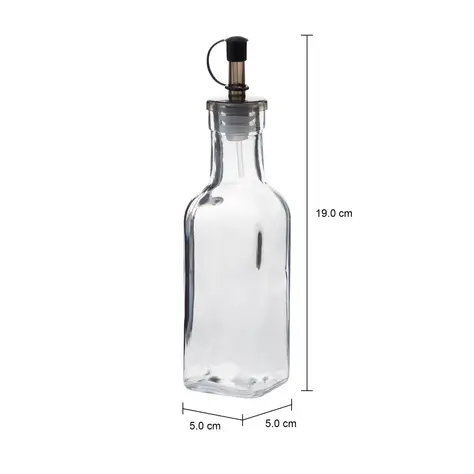 Imagem com medidas do produto GALHETA 200 ML OLIVE