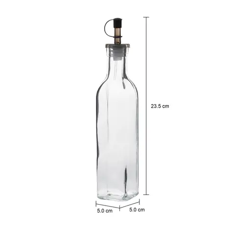 Imagem com medidas do produto GALHETA 270 ML OLIVE