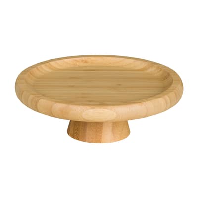 PRATO PARA BOLO COM PÉ 18 CM BAMBOO