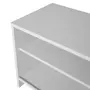 RACK 1 PORTA DE CORRER/ 1 GAVETA 1,80 M X 36 CM BALTIMORE - BRANCO/BRANCO - Foto 8
