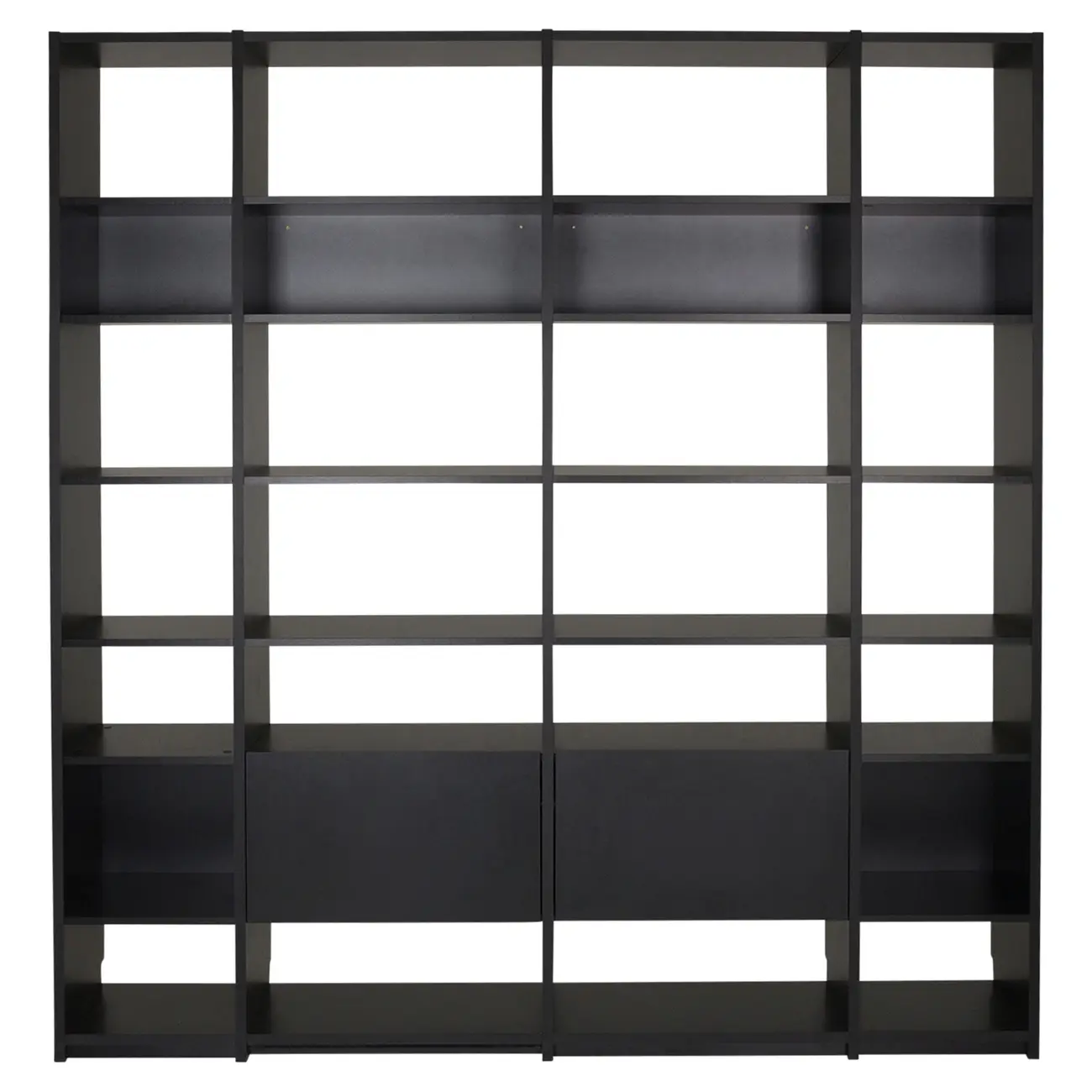 ESTANTE 2 PORTAS BASCULANTES 2,20 M X 2,35 M LITERARY - PRETO - Foto 1