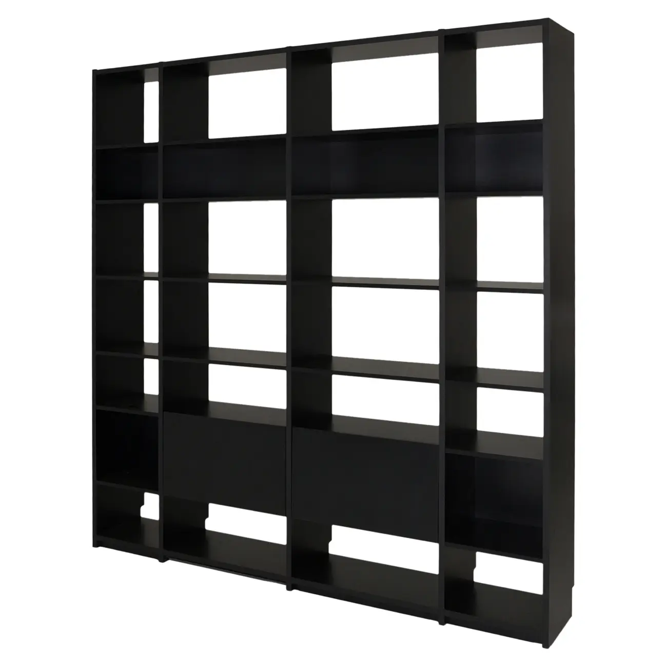 ESTANTE 2 PORTAS BASCULANTES 2,20 M X 2,35 M LITERARY - PRETO - Foto 2