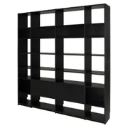 ESTANTE 2 PORTAS BASCULANTES 2,20 M X 2,35 M LITERARY - PRETO - Foto 2