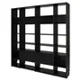 ESTANTE 2 PORTAS BASCULANTES 2,20 M X 2,35 M LITERARY - PRETO - Foto 2