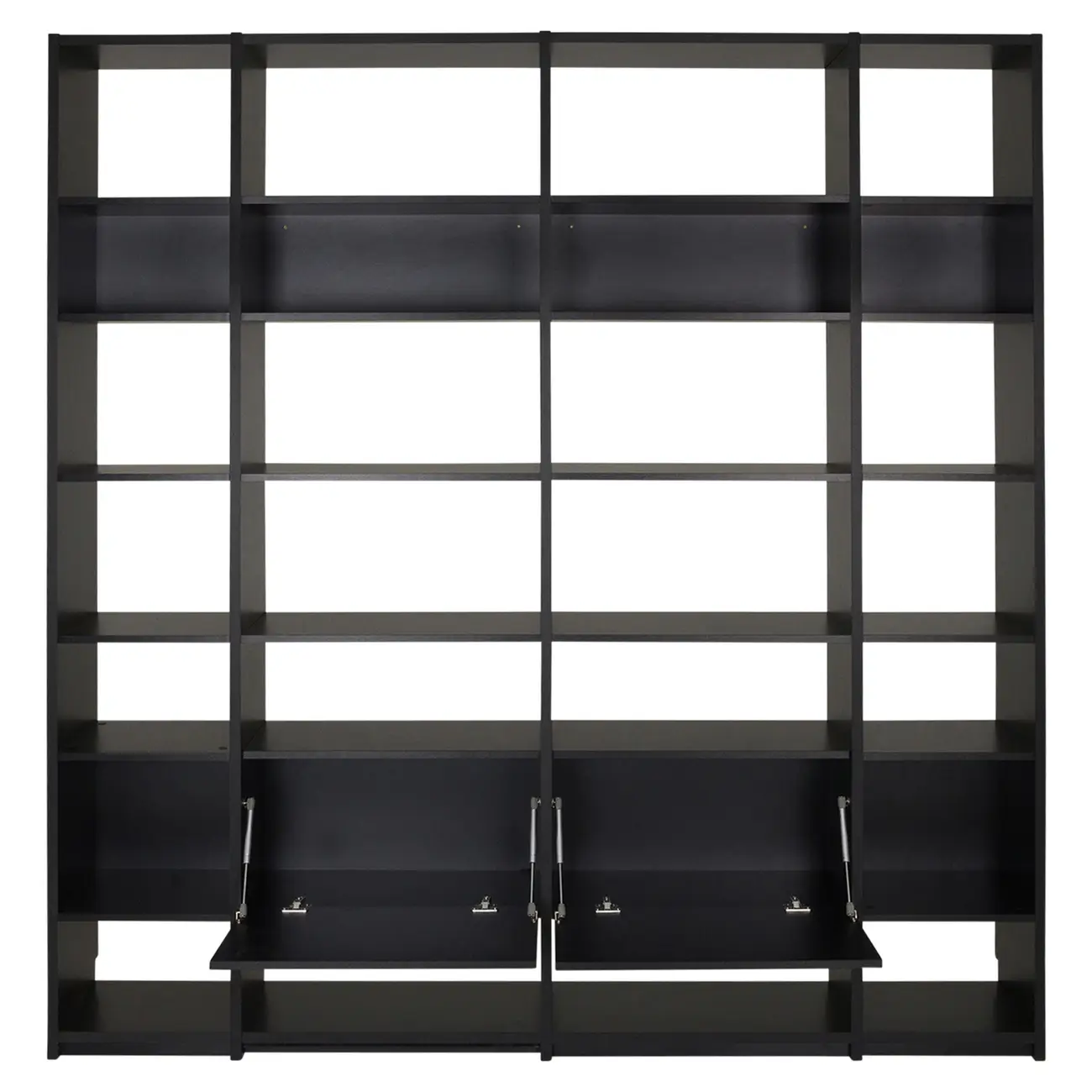 ESTANTE 2 PORTAS BASCULANTES 2,20 M X 2,35 M LITERARY - PRETO - Foto 3