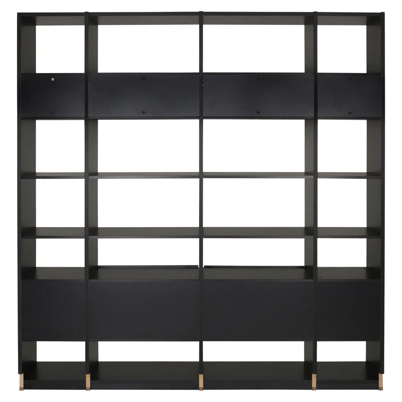 ESTANTE 2 PORTAS BASCULANTES 2,20 M X 2,35 M LITERARY - PRETO - Foto 6