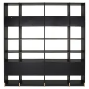 ESTANTE 2 PORTAS BASCULANTES 2,20 M X 2,35 M LITERARY - PRETO - Foto 6