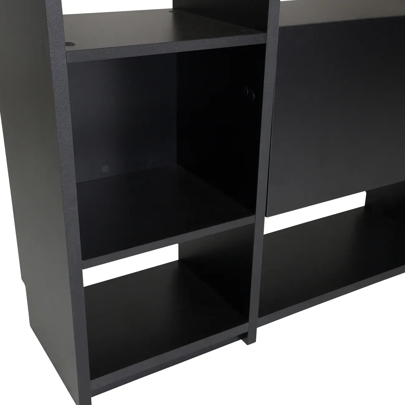 ESTANTE 2 PORTAS BASCULANTES 2,20 M X 2,35 M LITERARY - PRETO - Foto 8