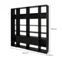 ESTANTE 2 PORTAS BASCULANTES 2,20 M X 2,35 M LITERARY - PRETO - Foto 9