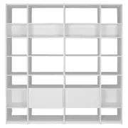 ESTANTE 2 PORTAS BASCULANTES 2,20 M X 2,35 M LITERARY - BRANCO - Foto 1