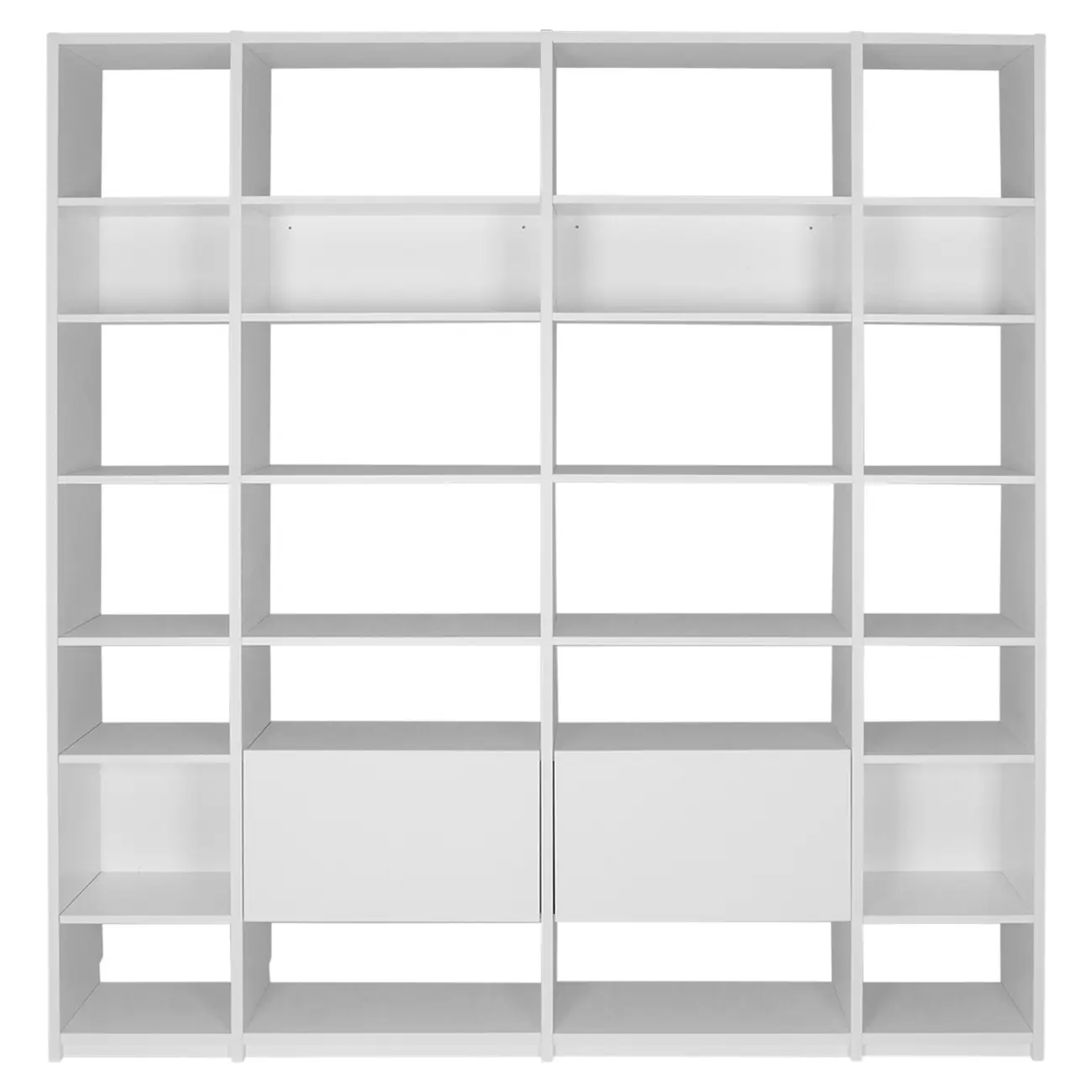 ESTANTE 2 PORTAS BASCULANTES 2,20 M X 2,35 M LITERARY - BRANCO - Foto 1