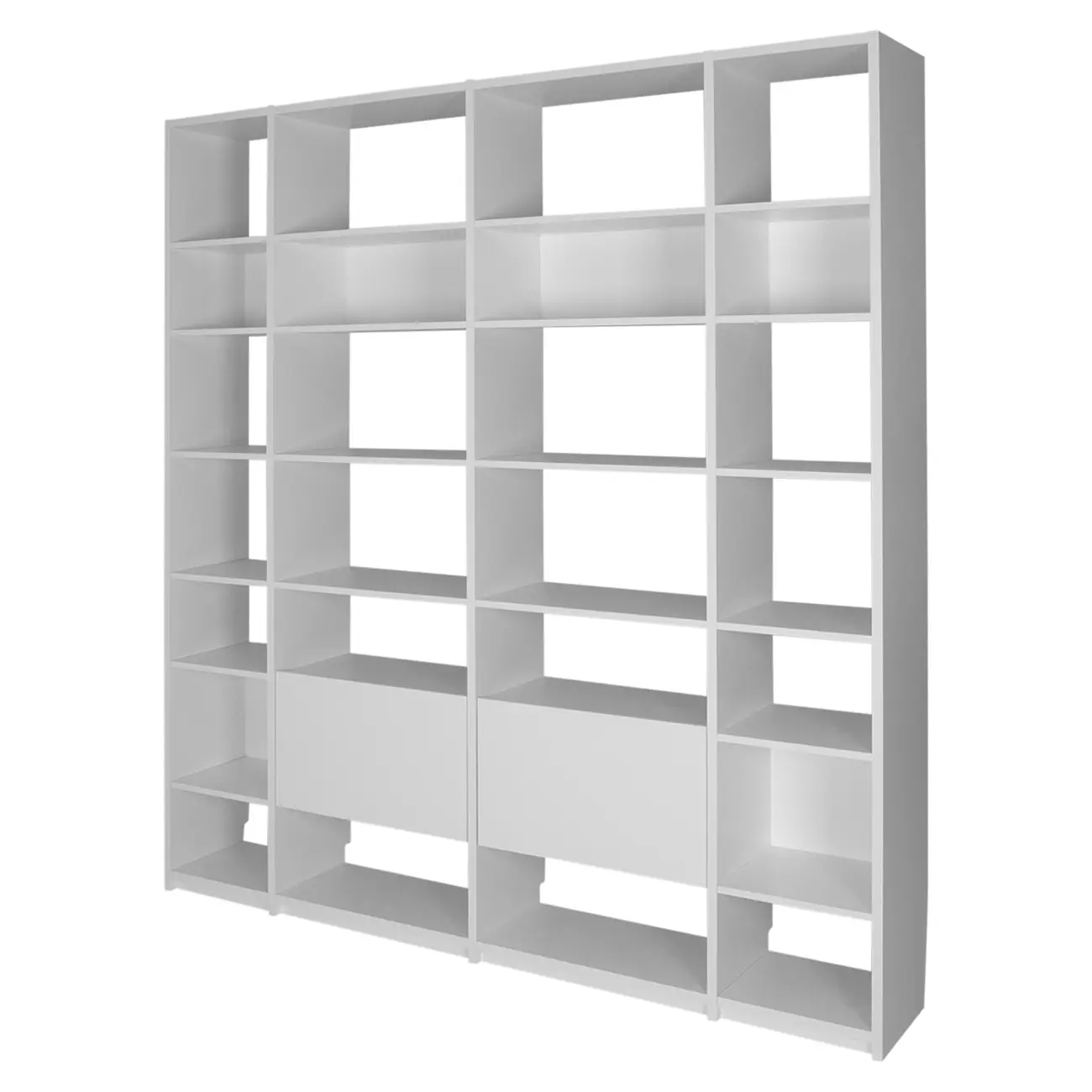 ESTANTE 2 PORTAS BASCULANTES 2,20 M X 2,35 M LITERARY - BRANCO - Foto 2