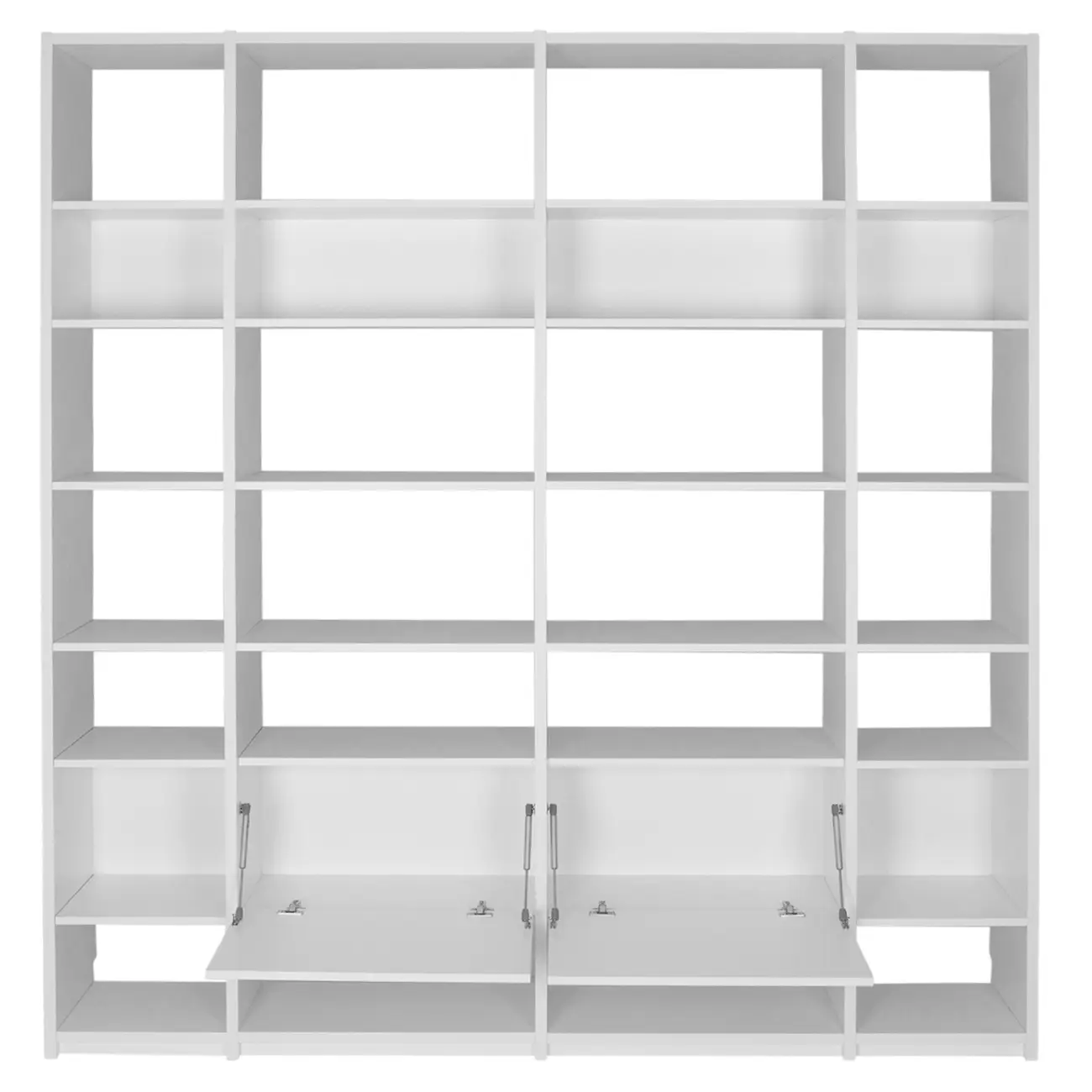 ESTANTE 2 PORTAS BASCULANTES 2,20 M X 2,35 M LITERARY - BRANCO - Foto 3