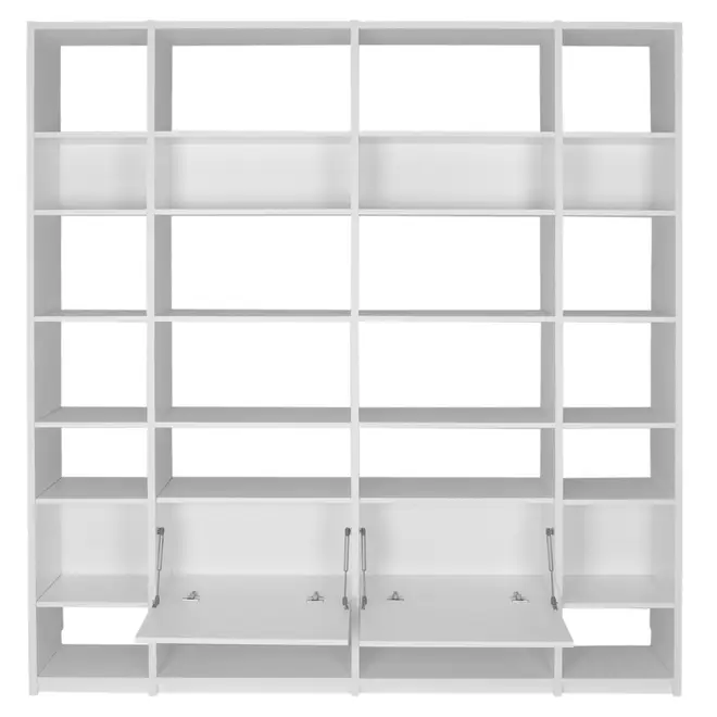 ESTANTE 2 PORTAS BASCULANTES 2,20 M X 2,35 M LITERARY - BRANCO - Foto 3