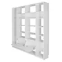 ESTANTE 2 PORTAS BASCULANTES 2,20 M X 2,35 M LITERARY - BRANCO - Foto 4