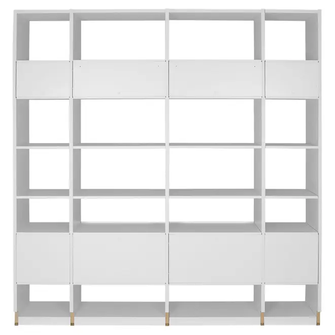ESTANTE 2 PORTAS BASCULANTES 2,20 M X 2,35 M LITERARY - BRANCO - Foto 6