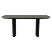 MESA DE JANTAR 1,80 M X 95 CM BANQUET - EBANIZADO - Foto 1