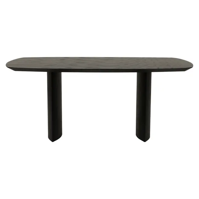 MESA DE JANTAR 1,80 M X 95 CM BANQUET - EBANIZADO - Foto 1