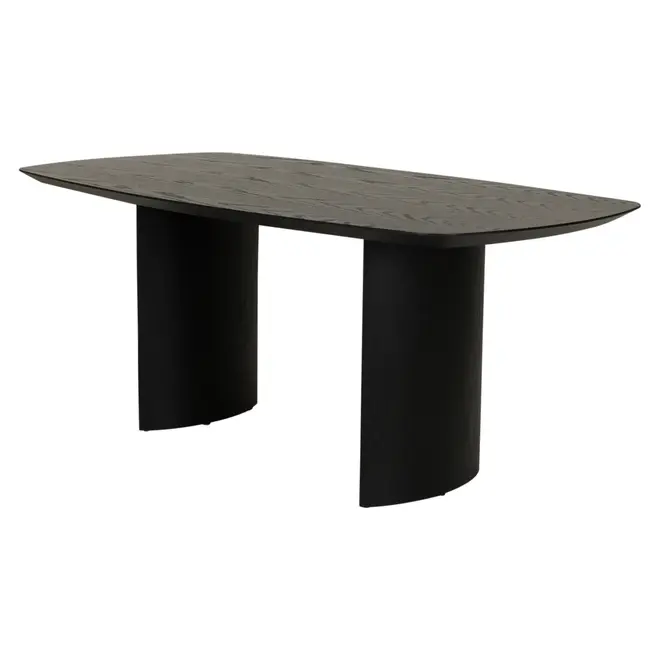MESA DE JANTAR 1,80 M X 95 CM BANQUET - EBANIZADO - Foto 2