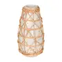 VASO 20 CM KAMBA KWA - BRANCO/TERRA - Foto 1