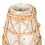 VASO 20 CM KAMBA KWA - BRANCO/TERRA - Foto 2