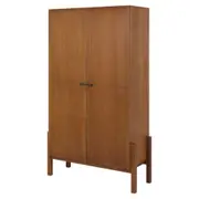 BUFFET/ARMÁRIO 2 PORTAS 87 CM X 1,52 M PAMPA - NOZES/OURO VELHO - Foto 2