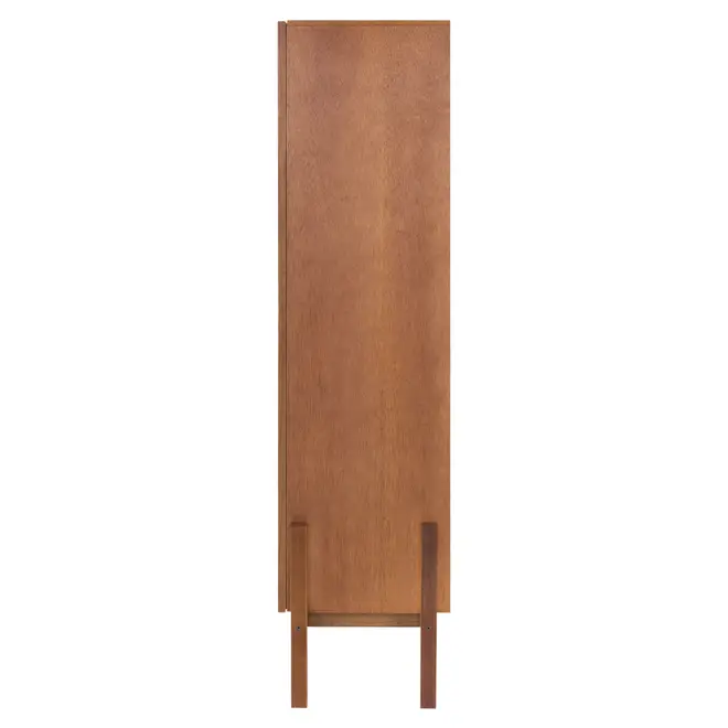 BUFFET/ARMÁRIO 2 PORTAS 87 CM X 1,52 M PAMPA - NOZES/OURO VELHO - Foto 5