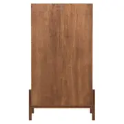 BUFFET/ARMÁRIO 2 PORTAS 87 CM X 1,52 M PAMPA - NOZES/OURO VELHO - Foto 6