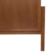 BUFFET/ARMÁRIO 2 PORTAS 87 CM X 1,52 M PAMPA - NOZES/OURO VELHO - Foto 14
