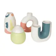 VASO 16 CM DUNI CIRCLE - BRANCO/MELÃO - Foto 6
