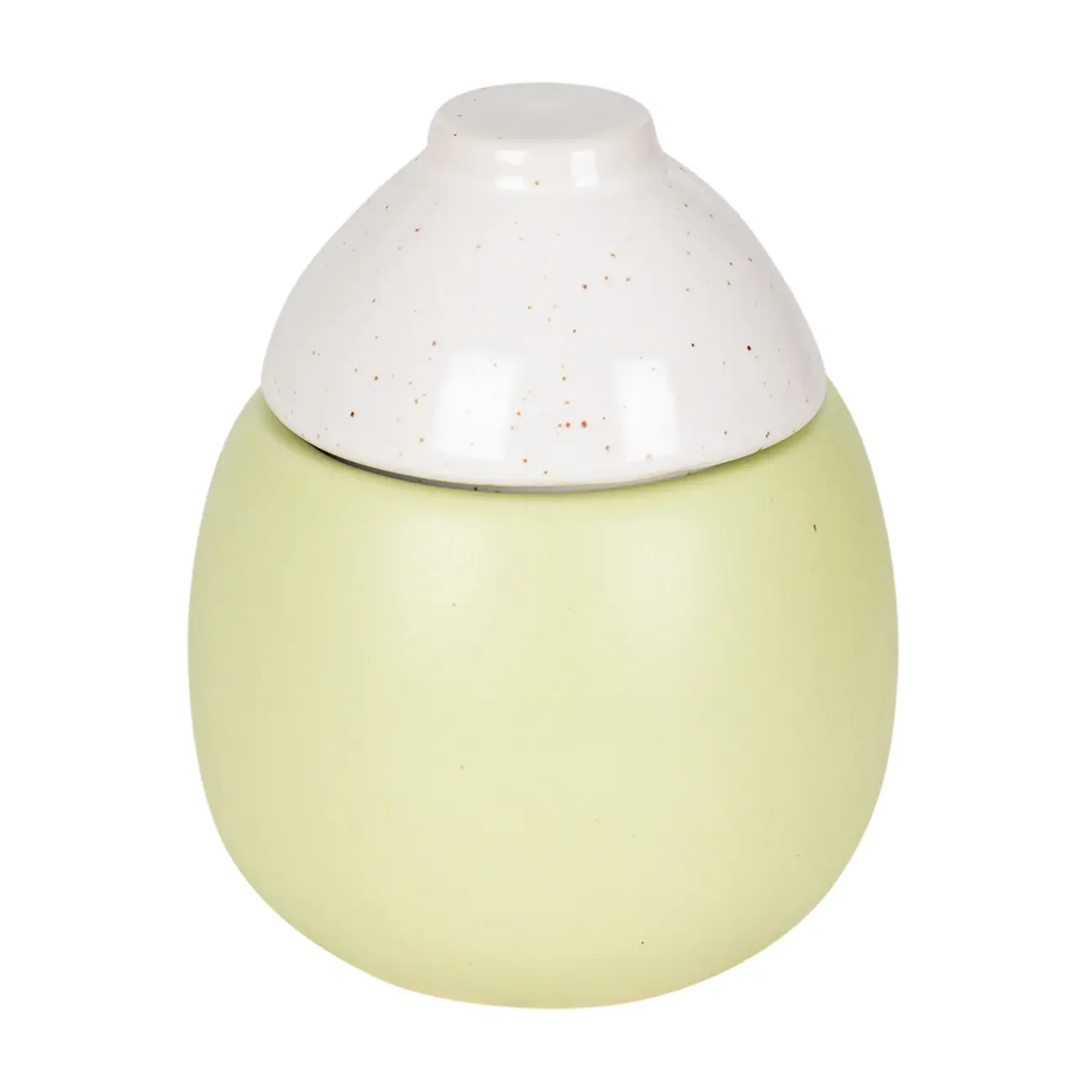 VASO 13 CM DUNI JUMBO - BRANCO/LIMAO SICILIANO - Foto 1