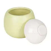 VASO 13 CM DUNI JUMBO - BRANCO/LIMAO SICILIANO - Foto 2
