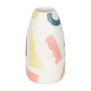 VASO 16 CM DUNI - BRANCO/CORES CALEIDOCOLOR - Foto 2