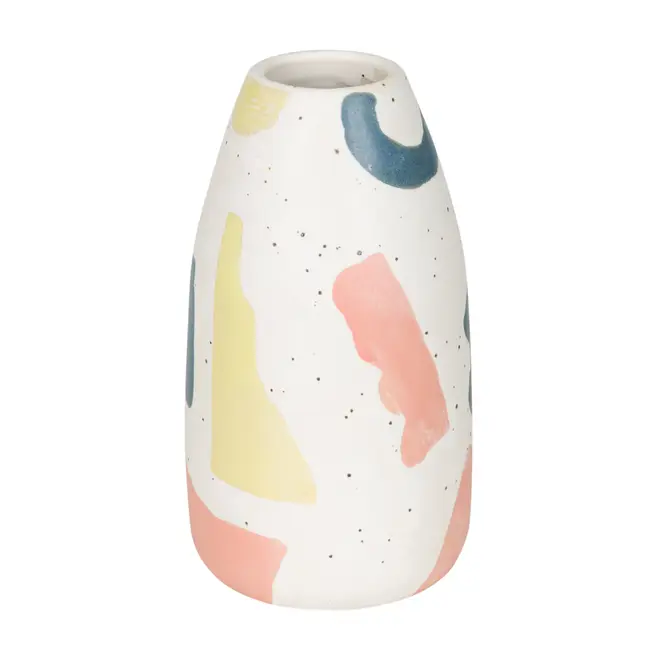 VASO 16 CM DUNI - BRANCO/CORES CALEIDOCOLOR - Foto 2