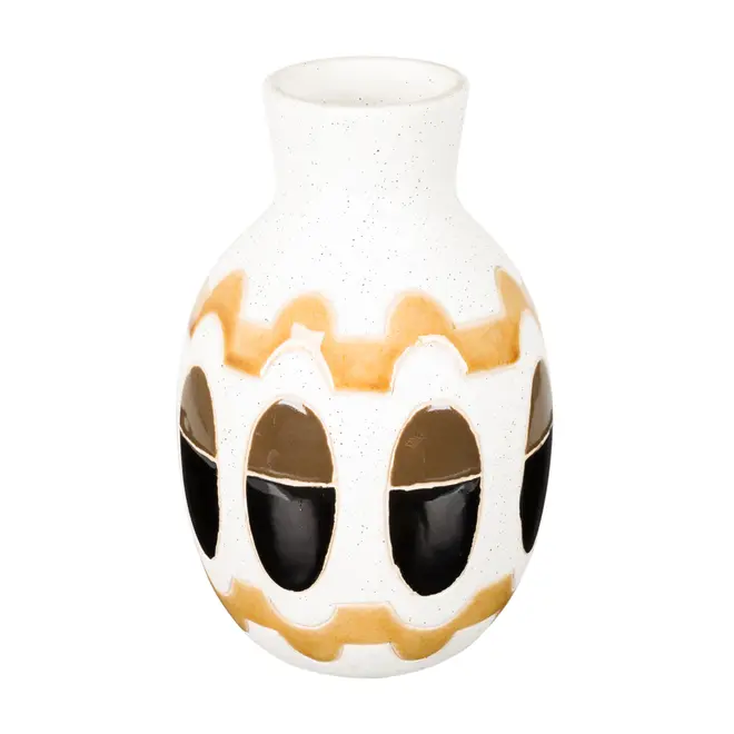 VASO 21 CM FARXAD - BRANCO/ZAFRON - Foto 1