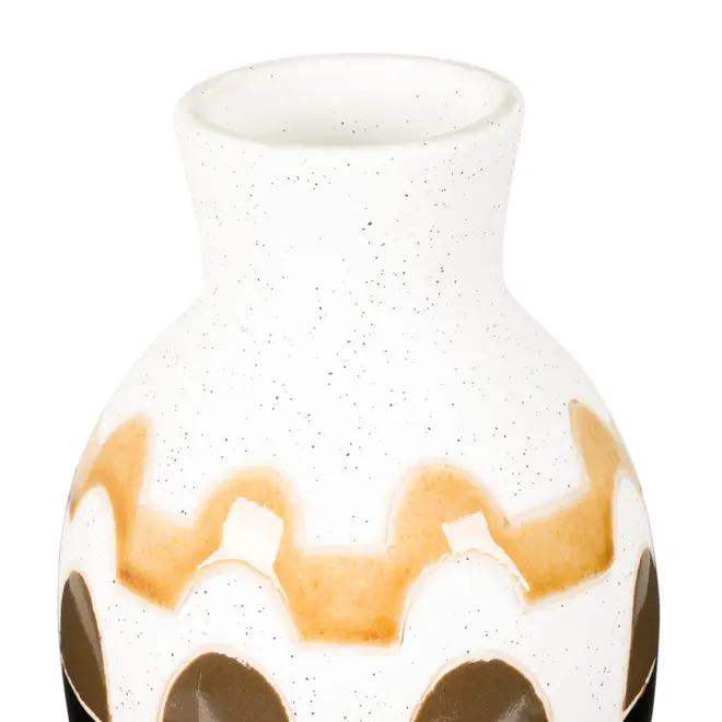 VASO 21 CM FARXAD - BRANCO/ZAFRON - Foto 2