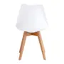 CADEIRA DE JANTAR SKED WOOD - FAIA/BRANCO - Foto 5