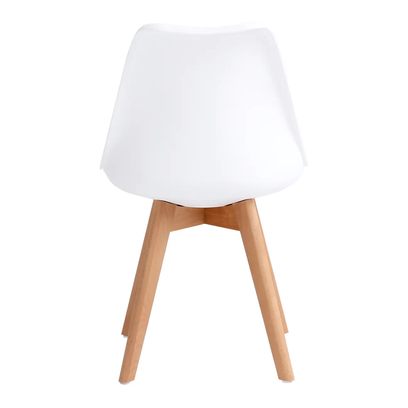 CADEIRA DE JANTAR SKED WOOD - FAIA/BRANCO - Foto 5