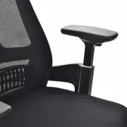 CADEIRA DE ESCRITÓRIO SPENCER - PRETO/PRETO - Foto 10