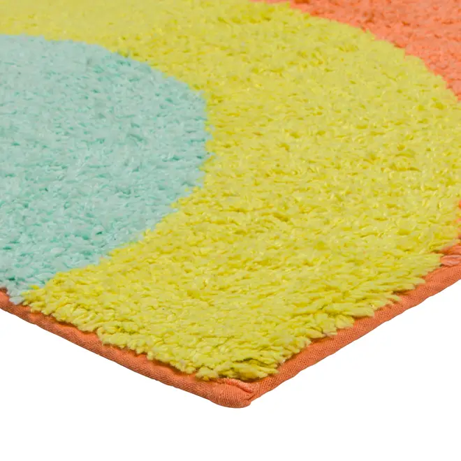 TAPETE 40 CM X 60 CM SHAGGY - CORES CALEIDOCOLOR - Foto 3