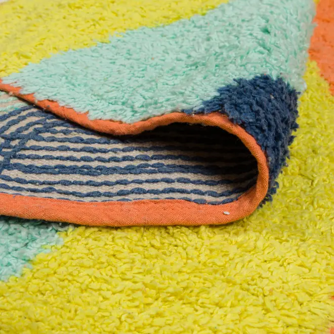 TAPETE 40 CM X 60 CM SHAGGY - CORES CALEIDOCOLOR - Foto 4