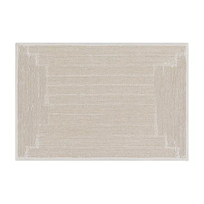 TAPETE 40 CM X 60 CM SUTTILLE - BRANCO - Foto 6