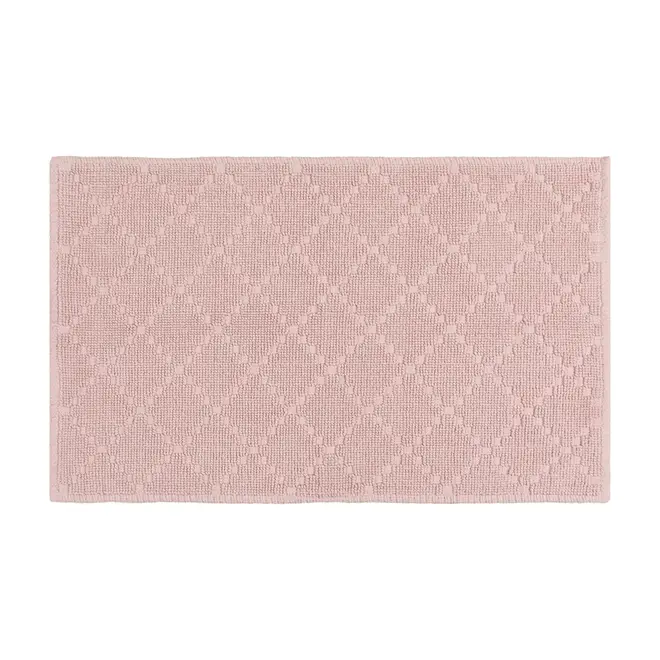 TAPETE 50 CM X 80 CM TRÍGONO - QUARTZO ROSA - Foto 1