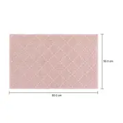 TAPETE 50 CM X 80 CM TRÍGONO - QUARTZO ROSA - Foto 8