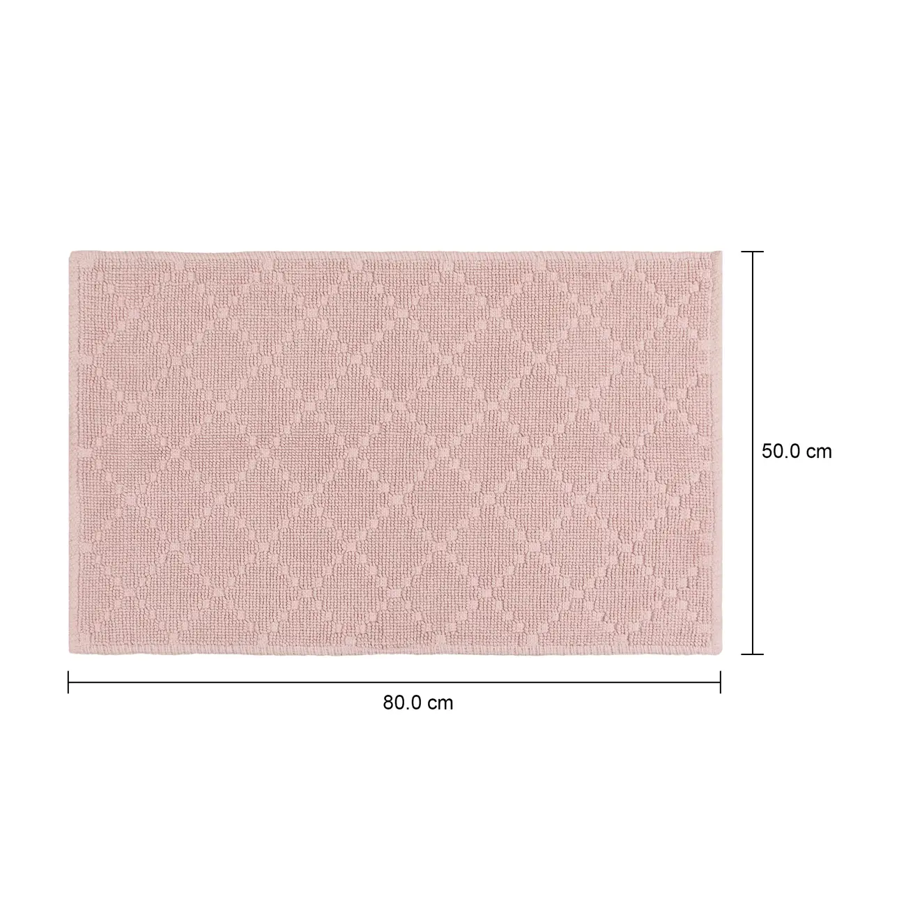 TAPETE 50 CM X 80 CM TRÍGONO - QUARTZO ROSA - Foto 8