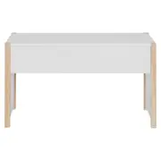 ESCRIVANINHA INFANTIL 1 GAVETA 86 CM X 40 CM PIN PLAY - NATURAL WASHED/BRANCO - Foto 5